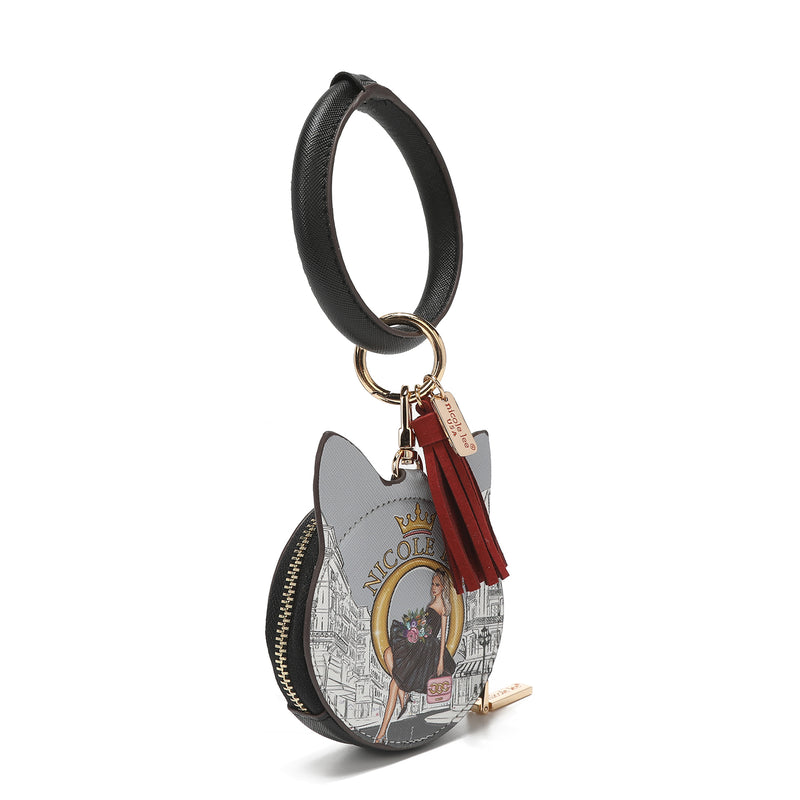 Bracelet with keychain and wallet