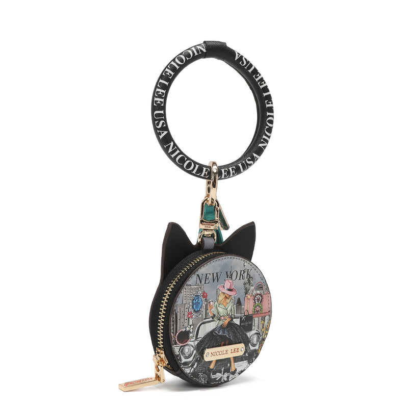 Bracelet with keychain and wallet