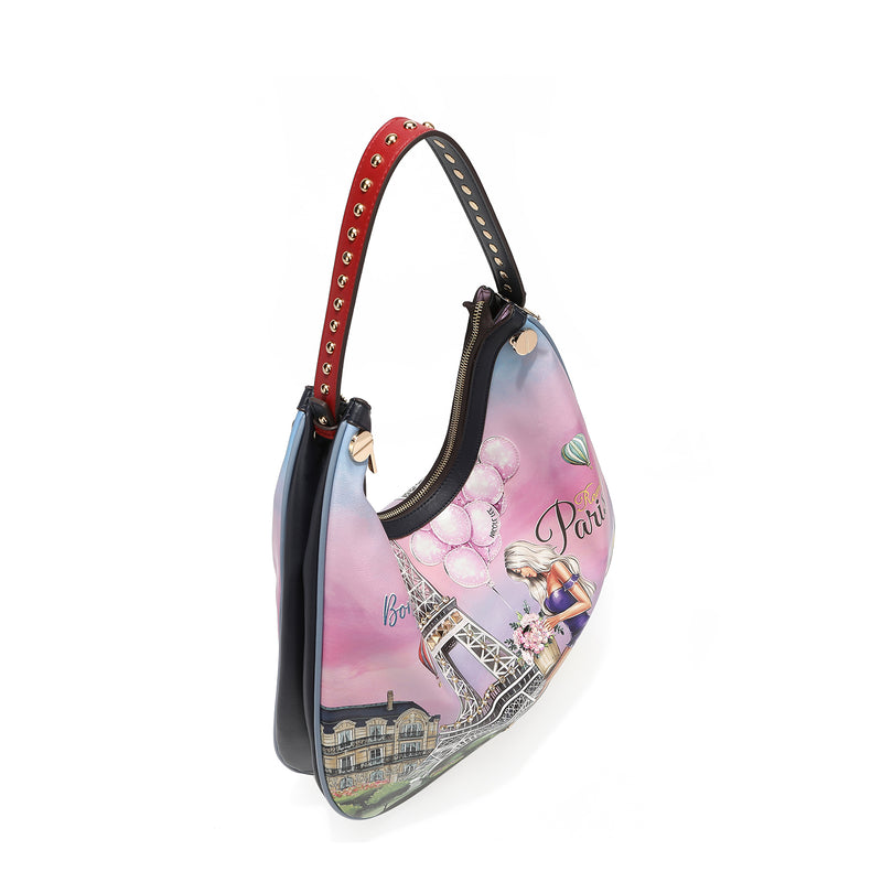 "ROMANCE IN PARIS" HOBO BAG
