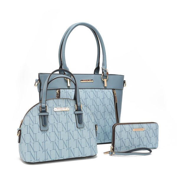Set of 3 pieces "Sabina" (Shopper, Bandolera, Portfolio)