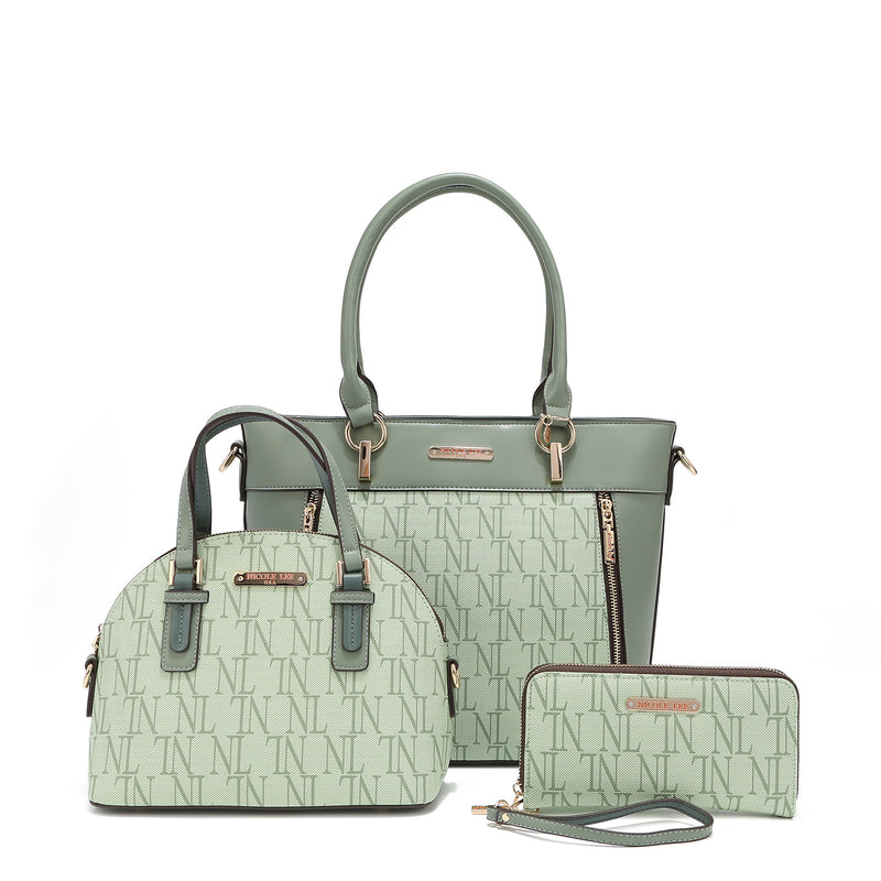 Set of 3 pieces "Sabina" (Shopper, Bandolera, Portfolio)