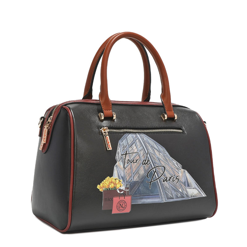 BOSTON BAG "<tc>TOUR DE PARIS</tc>"