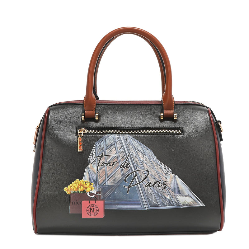 BOSTON BAG "<tc>TOUR DE PARIS</tc>"