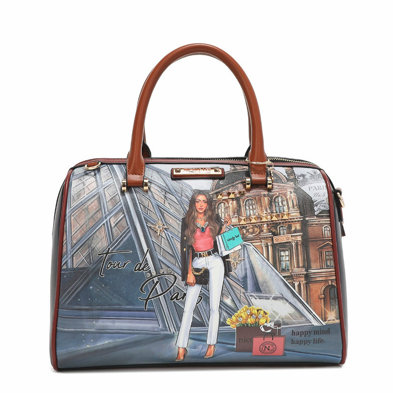 BOSTON BAG "<tc>TOUR DE PARIS</tc>"