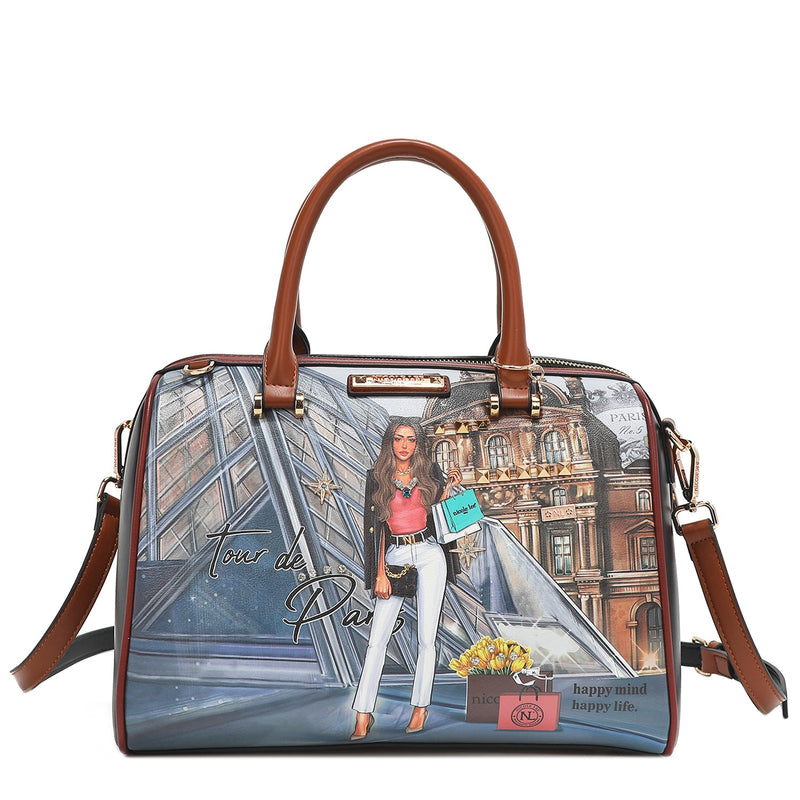 BOSTON BAG "<tc>TOUR DE PARIS</tc>"