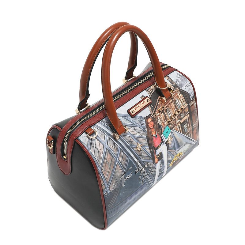 BOSTON BAG "<tc>TOUR DE PARIS</tc>"