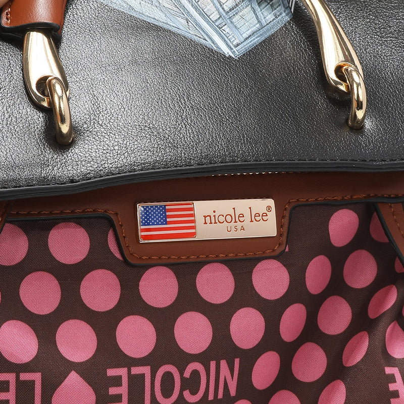 HANDBAG WITH ZIPPERS "<tc>TOUR DE PARIS</tc>"
