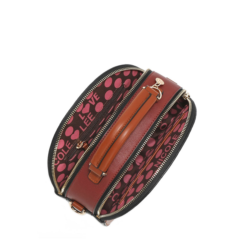 OVAL CROSSBODY BAG "<tc>TOUR DE PARIS</tc>"
