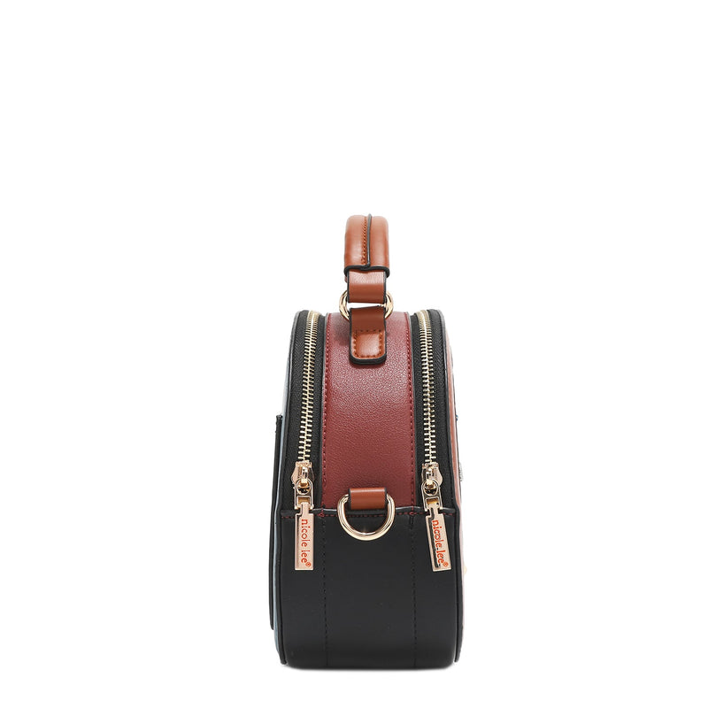 OVAL CROSSBODY BAG "<tc>TOUR DE PARIS</tc>"