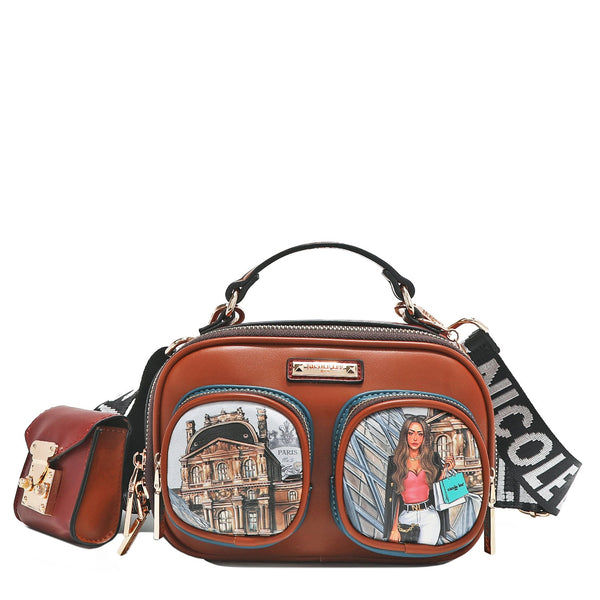 CROSSBODY BAG IN 2 PIECES "<tc>TOUR DE PARIS</tc>"