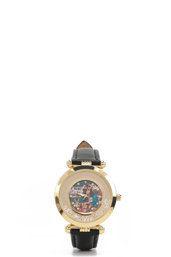 "Diamond Shaker" clock