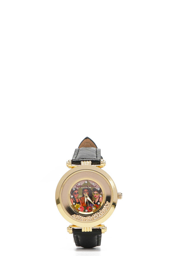 "Diamond Shaker" clock