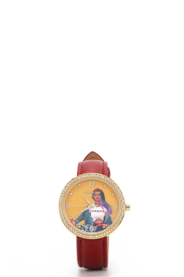 Classic diamond watch
