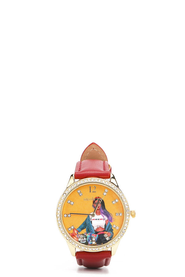 Classic diamond watch
