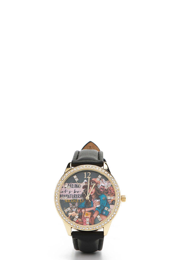 Classic diamond watch