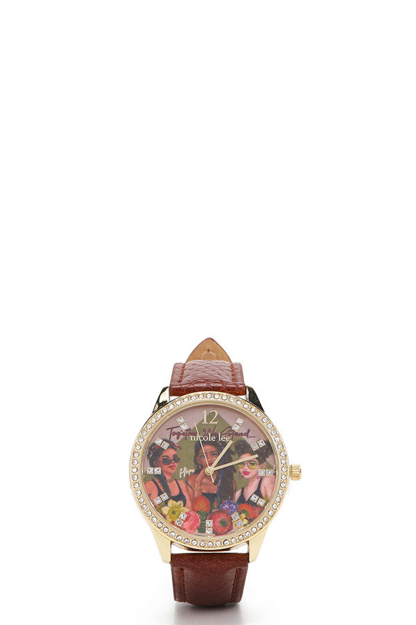 Classic diamond watch