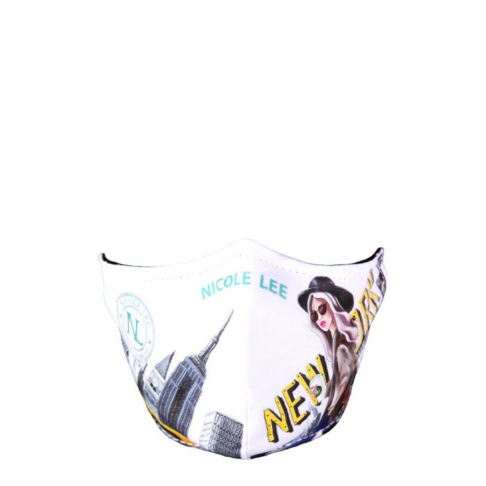 Mask/cover with synthetic filter print