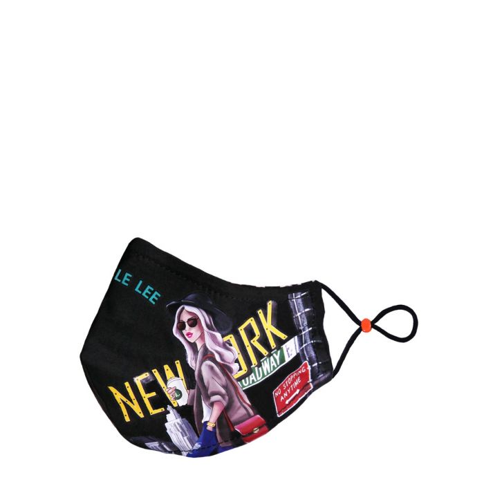 Mask/cover with synthetic filter print