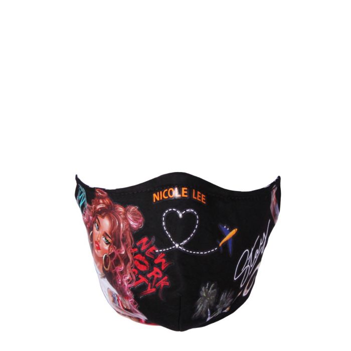 Mask/cover with synthetic filter print
