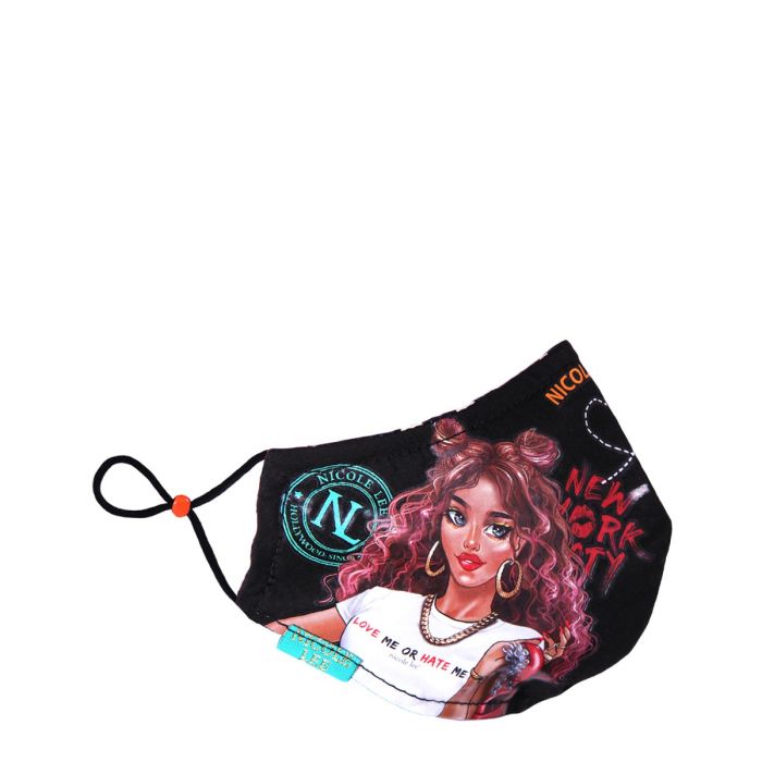 Mask/cover with synthetic filter print
