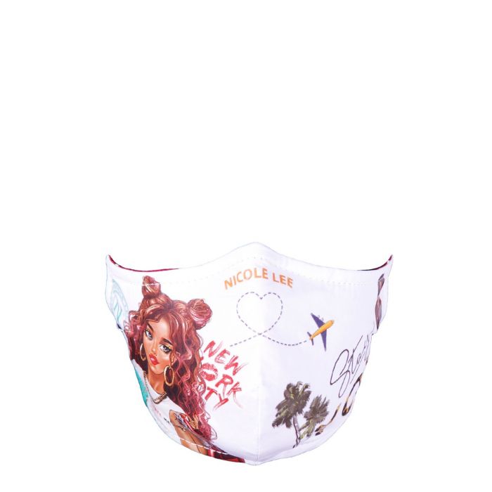 Mask/cover with synthetic filter print