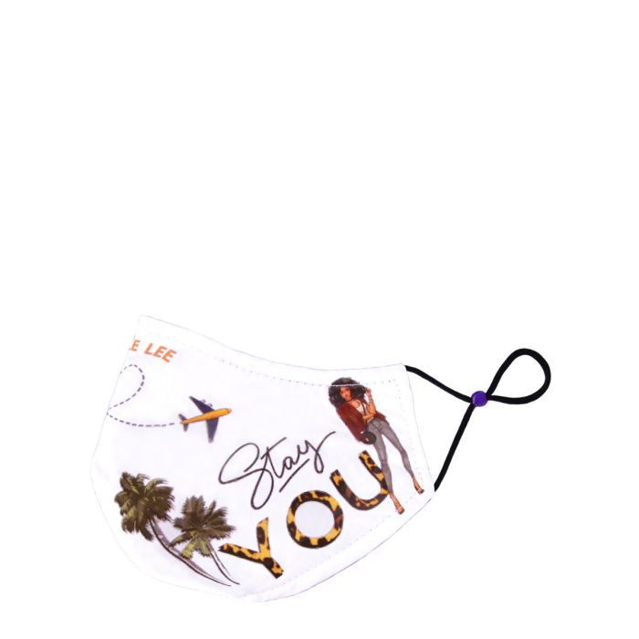 Mask/cover with synthetic filter print
