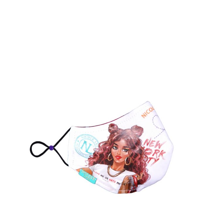 Mask/cover with synthetic filter print