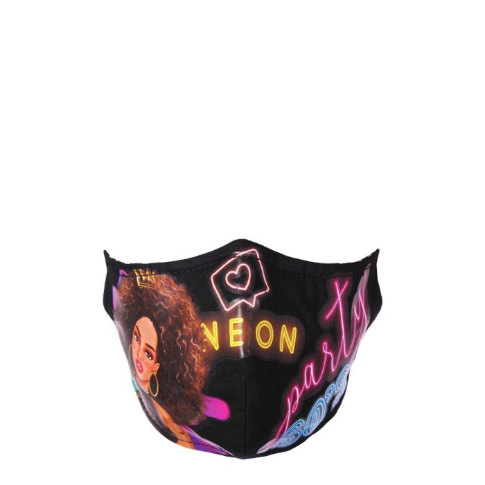 Mask/cover with synthetic filter print