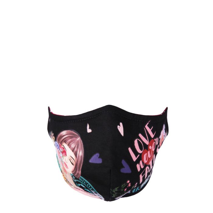 Mask/cover with synthetic filter print