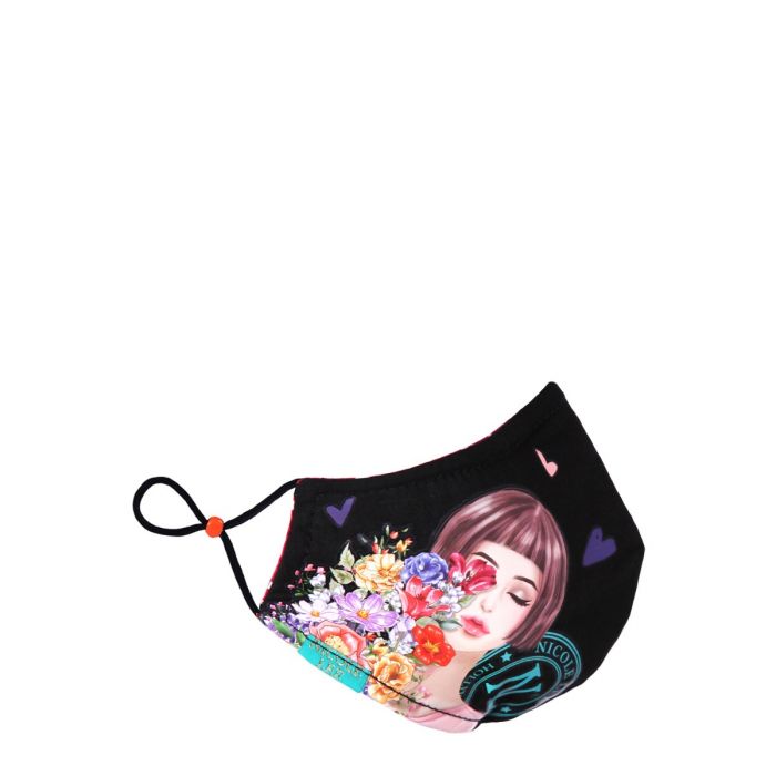 Mask/cover with synthetic filter print