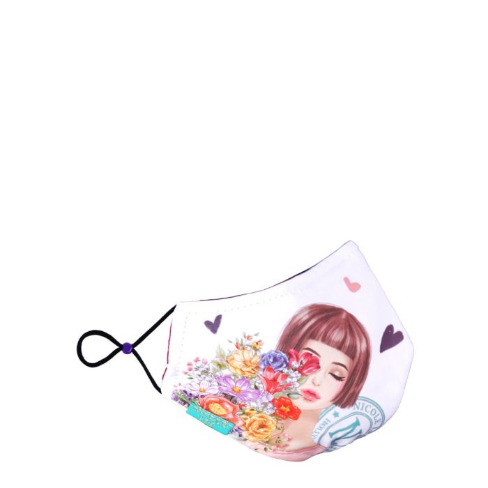 Mask/cover with synthetic filter print