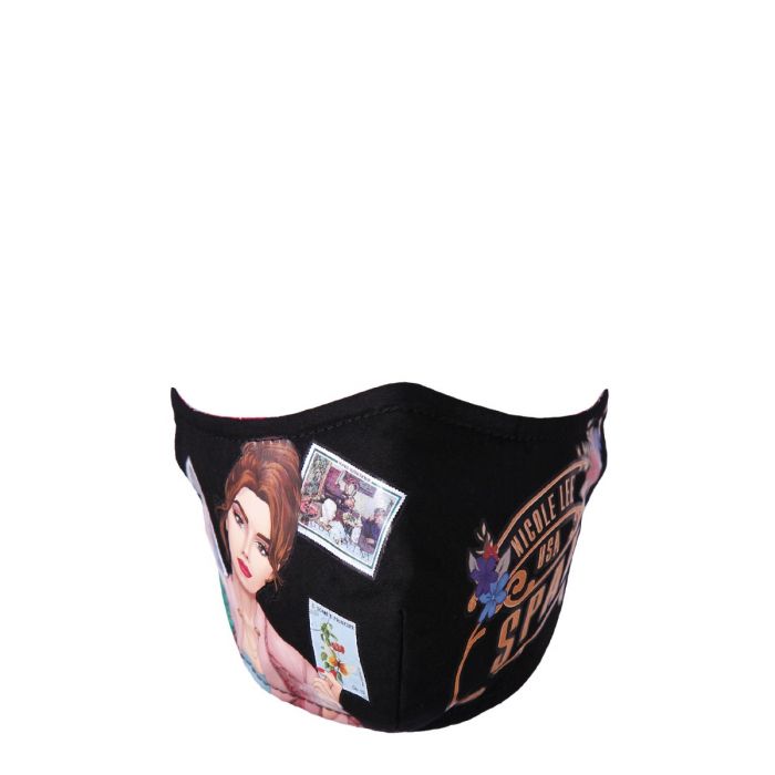 Mask/cover with synthetic filter print